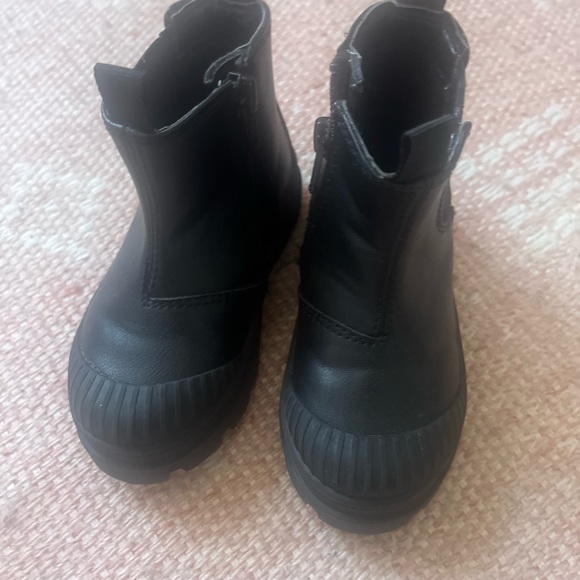 Black toddler rubber tip boot - Picture 2 of 3
